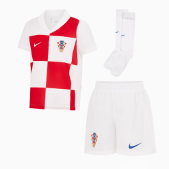 Camisola Croácia Criança Equipamento Principal 2024