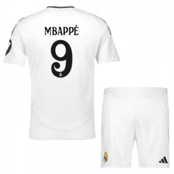 Camisola Real Madrid Mbappé 9 Criança Equipamento Principal 2024/25